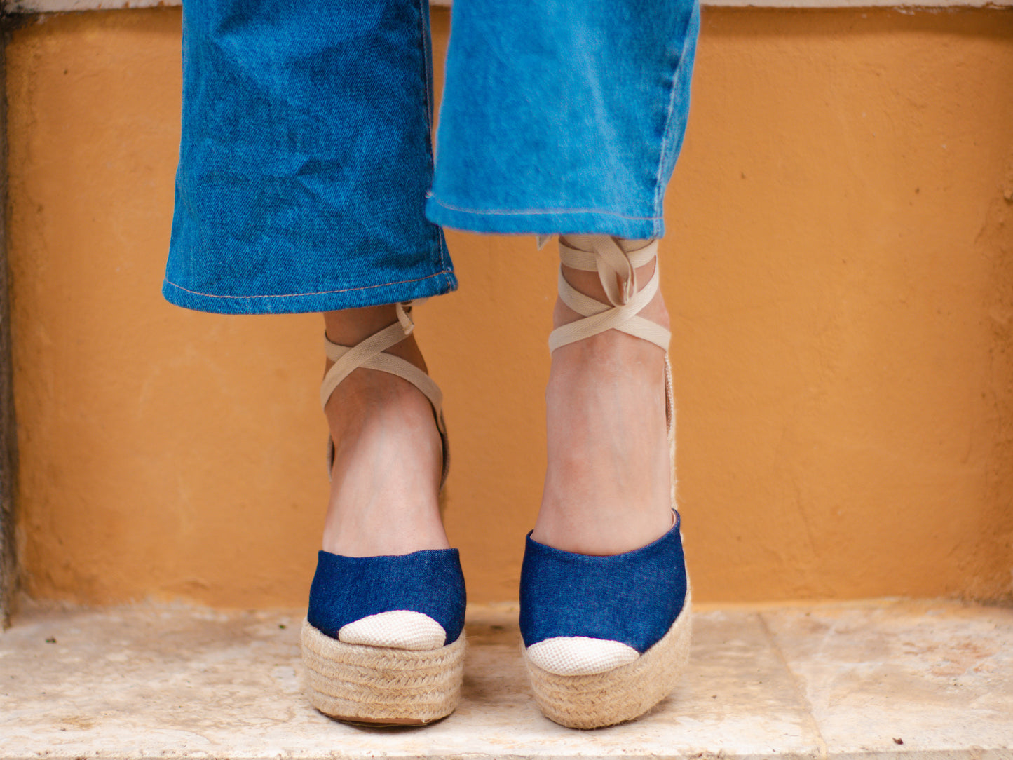 Leah Blue Jeans Espadrilles