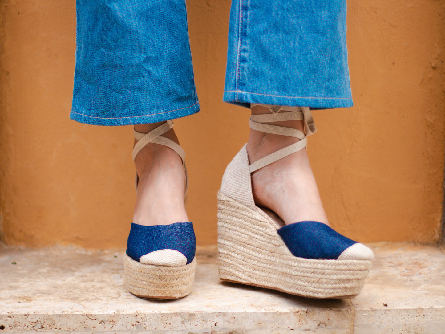 Leah Blue Jeans Espadrilles