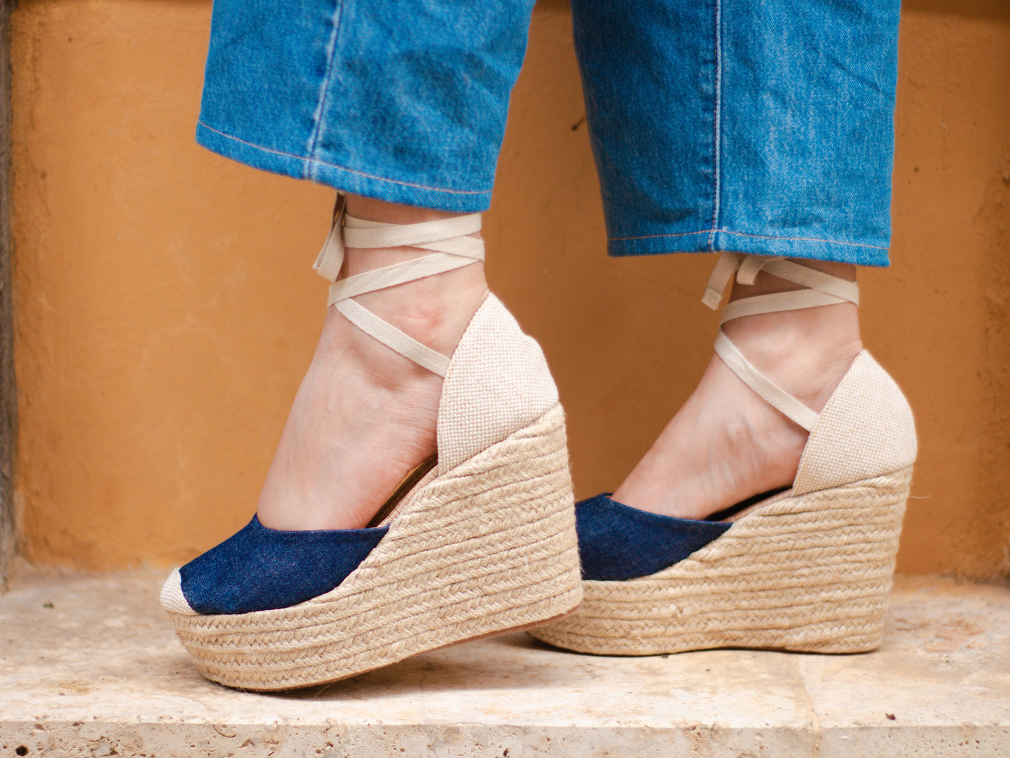 Leah Blue Jeans Espadrilles